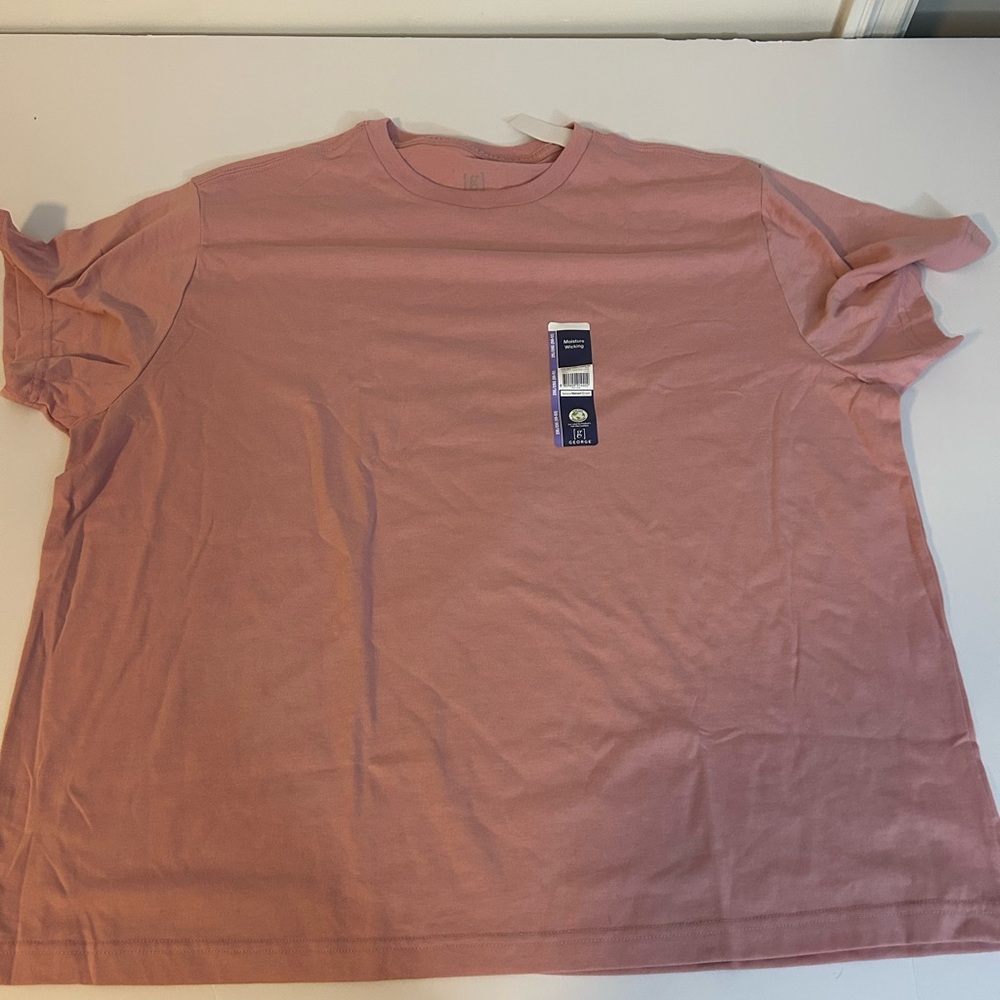 George Soft Pink moisture wicking Tee